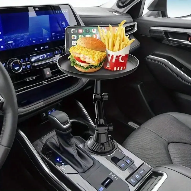 Bandeja Smart 360° — Soporte Giratorio Multifuncional para Auto y Hogar